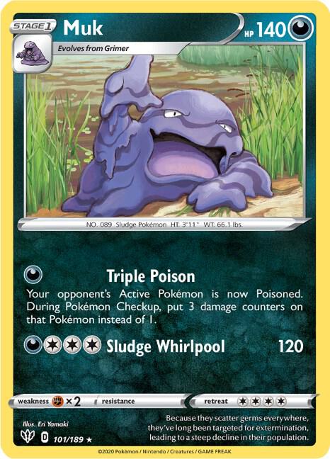 Muk [SWSH03: Darkness Ablaze] 101/189