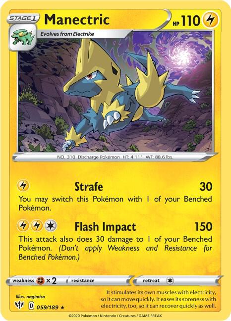 Manectric [SWSH03: Darkness Ablaze] 059/189