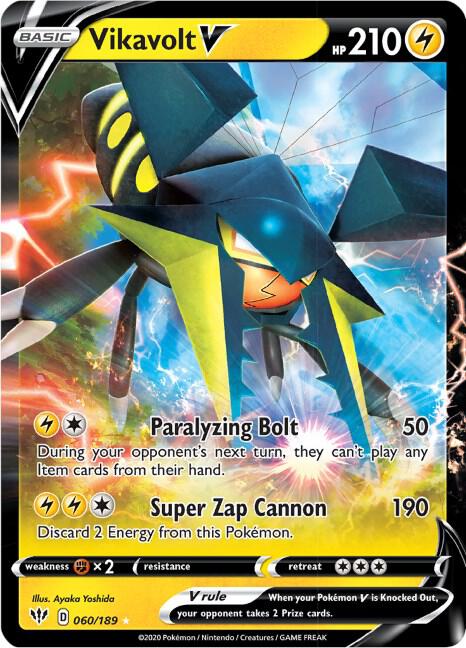 Vikavolt V [SWSH03: Darkness Ablaze] 060/189
