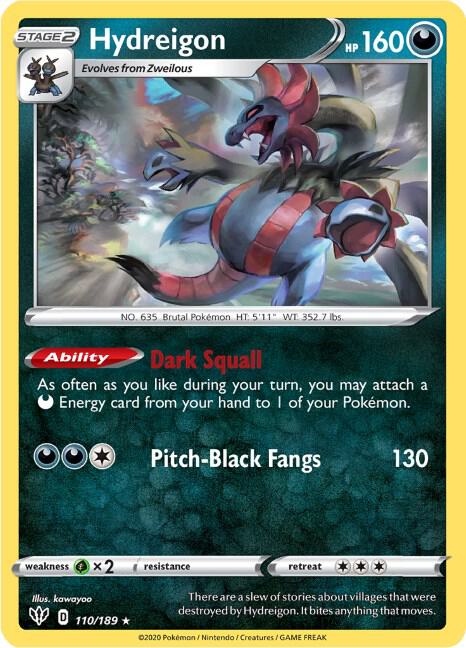 Hydreigon [SWSH03: Darkness Ablaze] 110/189