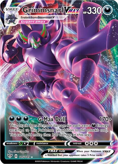 Grimmsnarl VMAX [SWSH03: Darkness Ablaze] 115/189