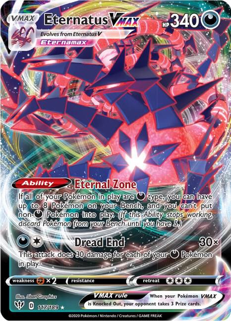 Eternatus VMAX [SWSH03: Darkness Ablaze] 117/189
