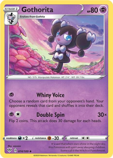 Gothorita [SWSH03: Darkness Ablaze] 074/189