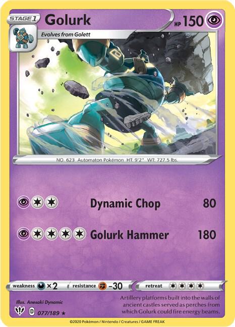 Golurk [SWSH03: Darkness Ablaze] 077/189