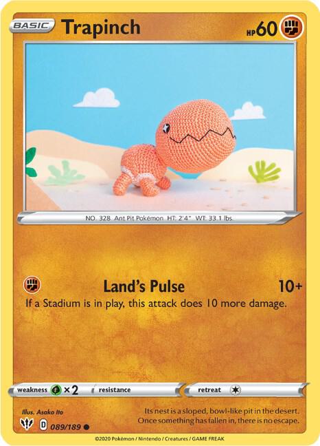Trapinch [SWSH03: Darkness Ablaze] 089/189