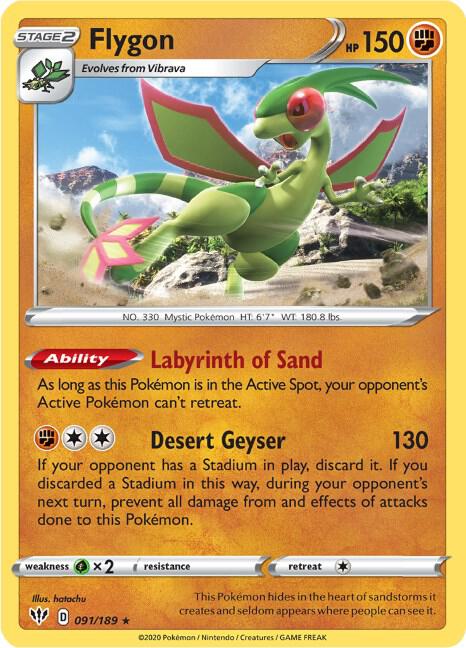 Flygon [SWSH03: Darkness Ablaze] 091/189