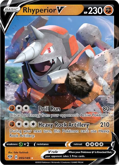 Rhyperior V [SWSH03: Darkness Ablaze] 095/189