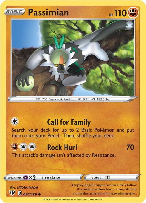 Passimian [SWSH03: Darkness Ablaze] 097/189