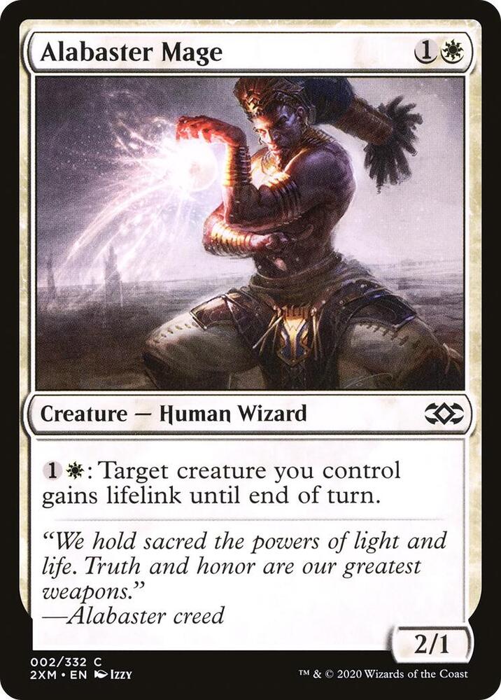 Alabaster Mage [Double Masters] 2