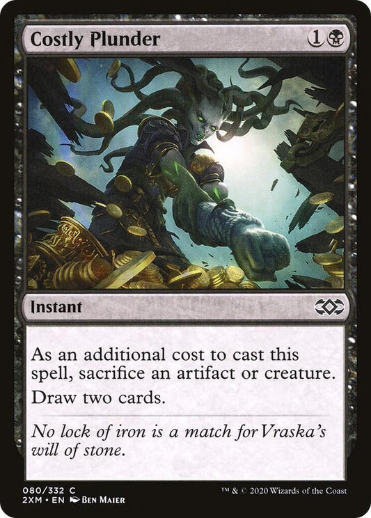 Costly Plunder [Double Masters] 80