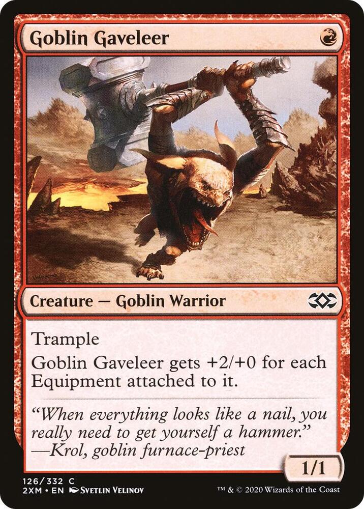 Goblin Gaveleer [Double Masters] 126