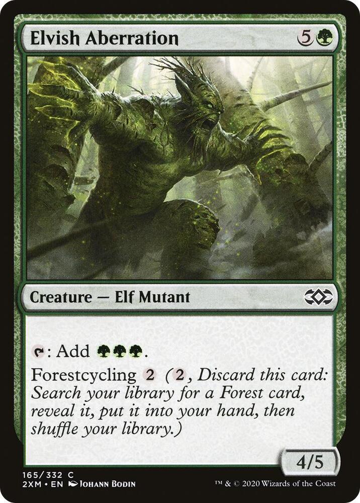 Elvish Aberration [Double Masters] 165