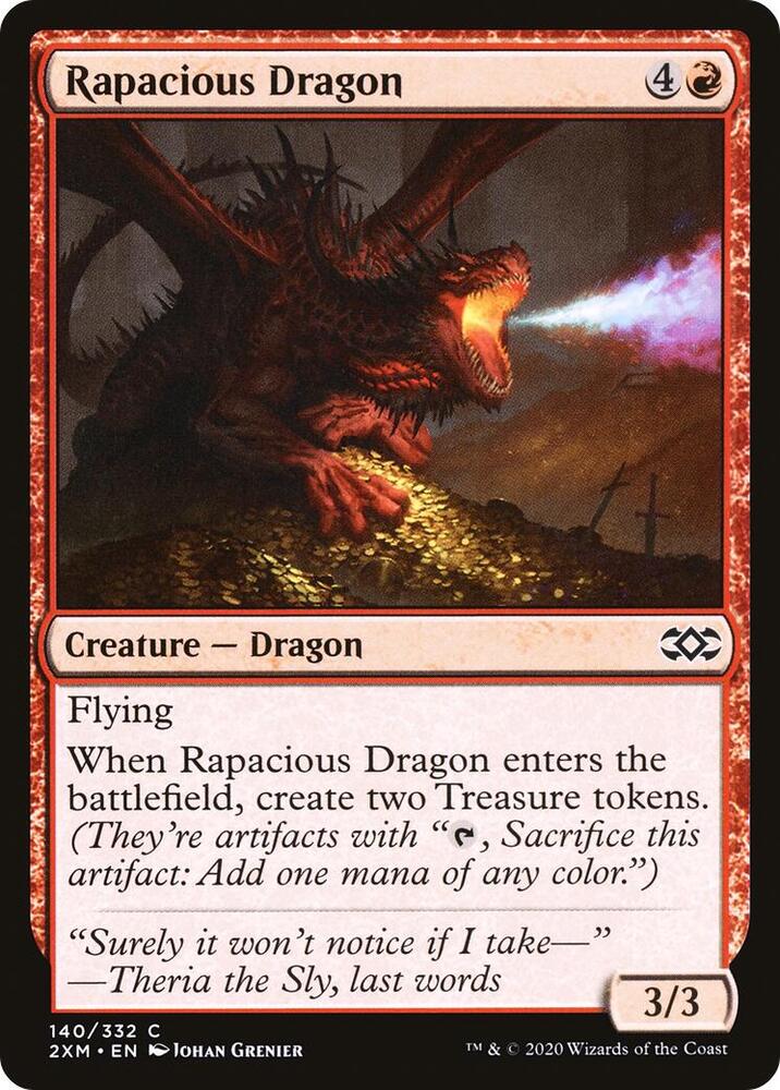 Rapacious Dragon [Double Masters] 140