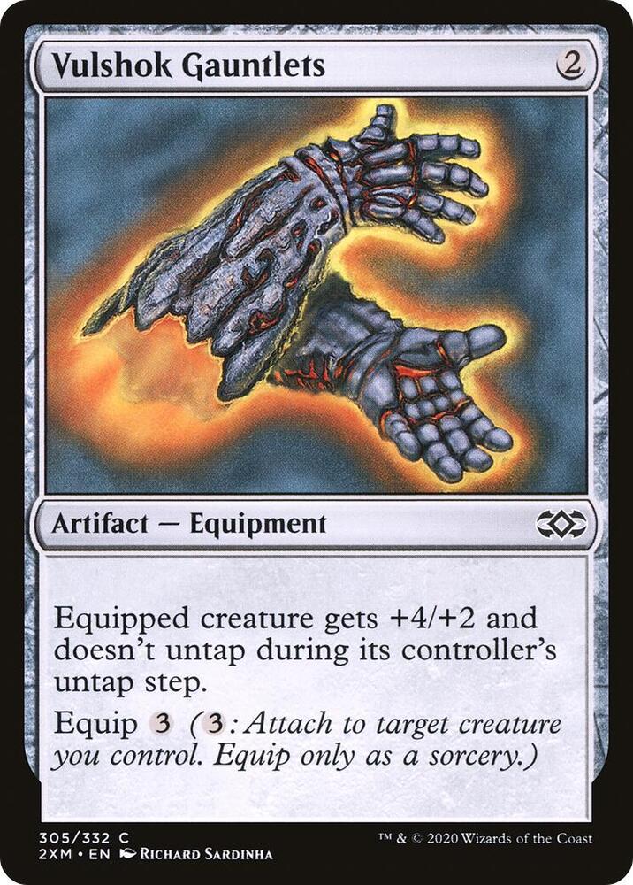 Vulshok Gauntlets [Double Masters] 305