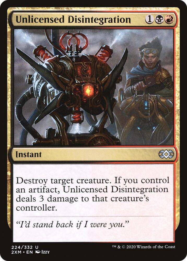 Unlicensed Disintegration [Double Masters] 224