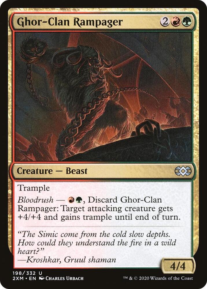 Ghor-Clan Rampager [Double Masters] 198