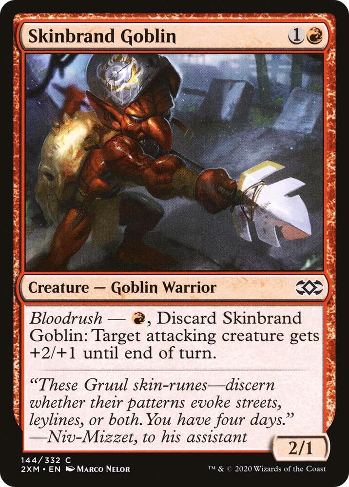 Skinbrand Goblin [Double Masters] 144