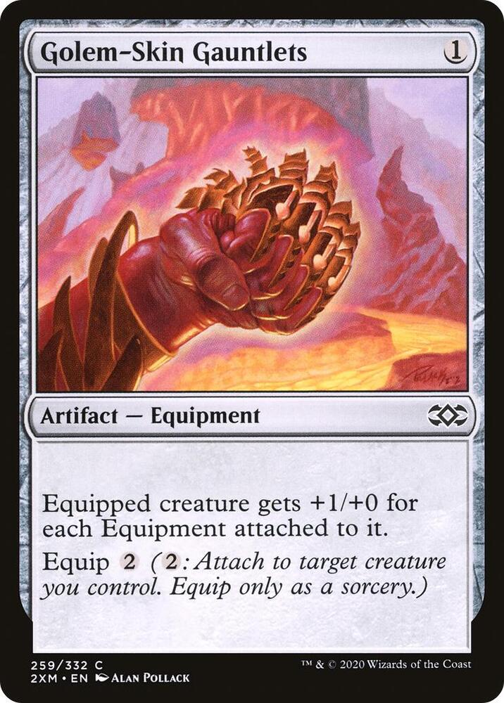 Golem-Skin Gauntlets [Double Masters] 259