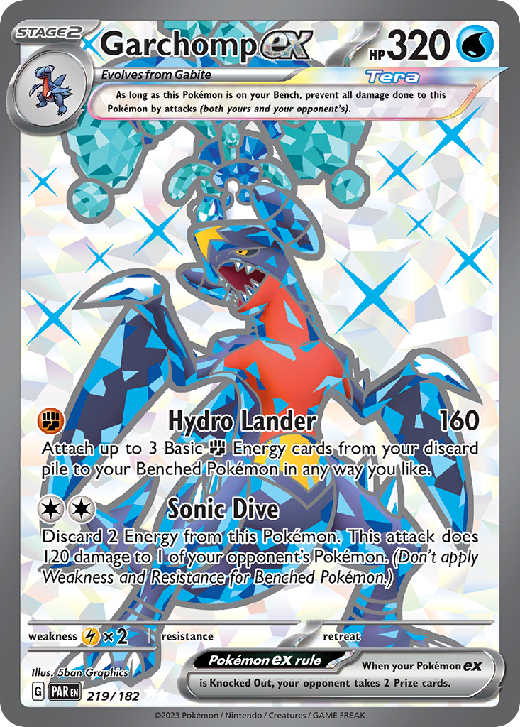 Garchomp ex - 219/182 Paradox Rift