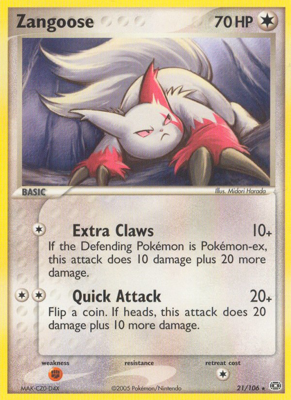 Zangoose - 21/106 Emerald