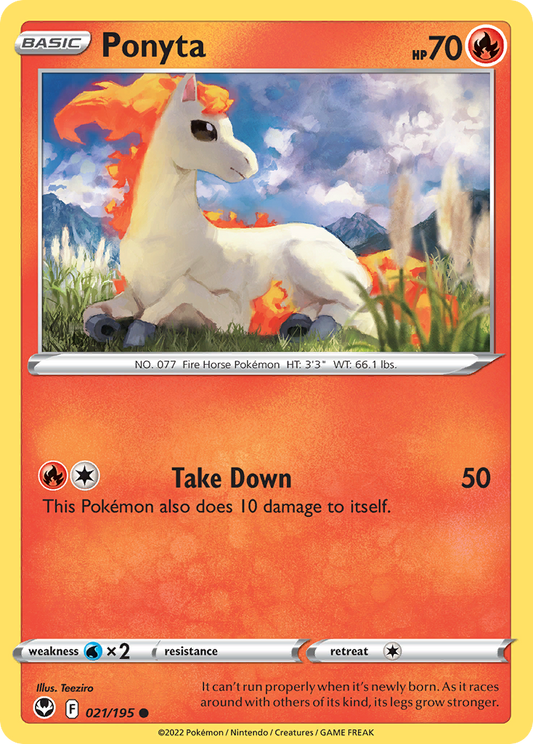 Ponyta - 21/195 Silver Tempest