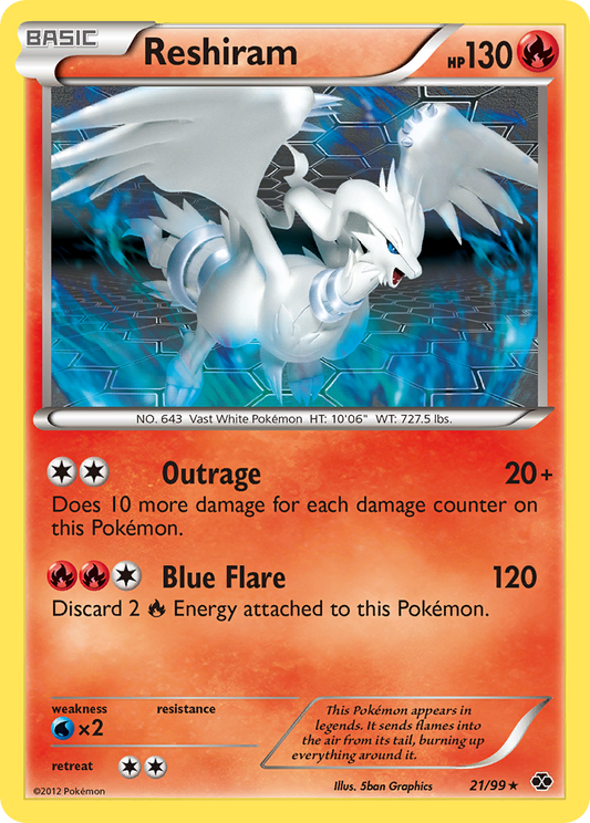 Reshiram - 21/99 Next Destinies