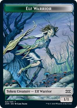 Elf Warrior Token [Double Masters] 21