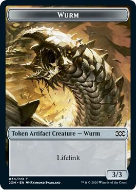 Wurm (030) Token [Double Masters] 30