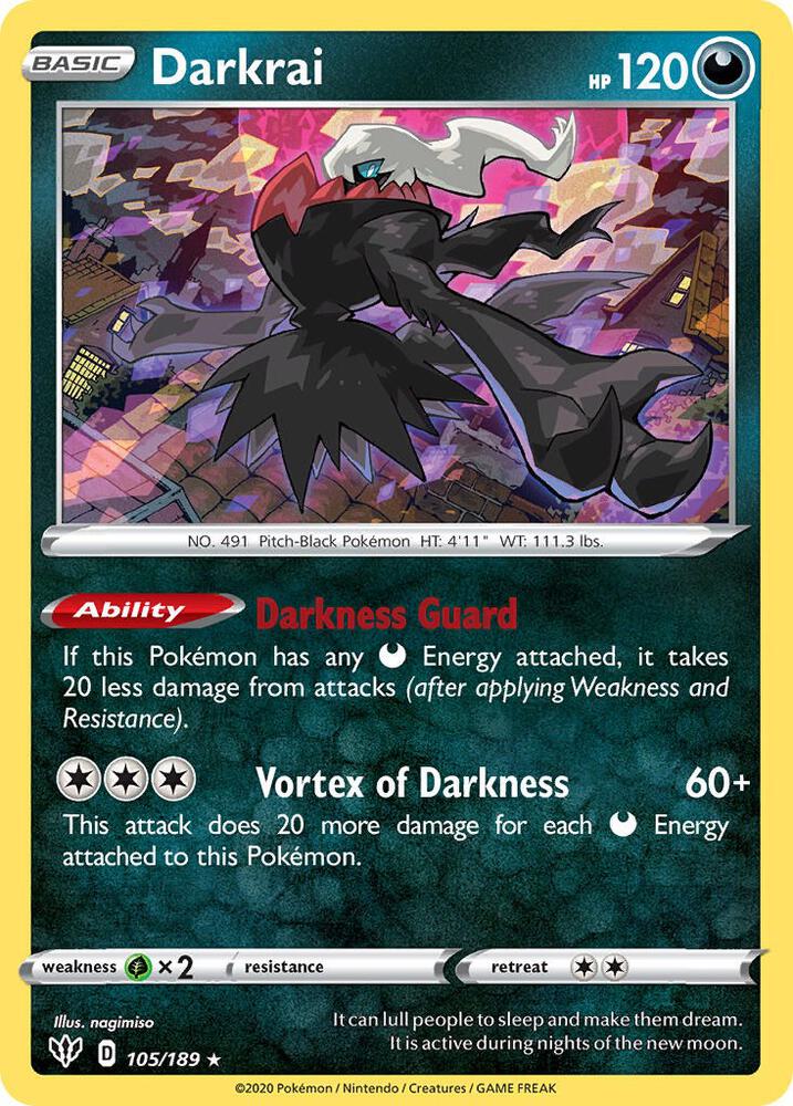 Darkrai - 105/189 [Deck Exclusives] 105/189