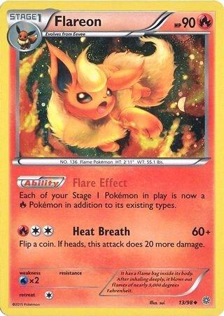 Flareon - 13/98 (Cosmos Holo) [Miscellaneous Cards & Products] 013/098