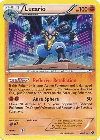 Lucario - 64/99 (Cosmos Holo) [Blister Exclusives] 064/099