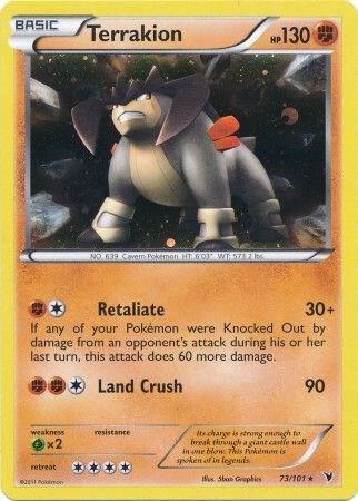Terrakion - 73/101 (Cosmos Holo) [Blister Exclusives] 073/101