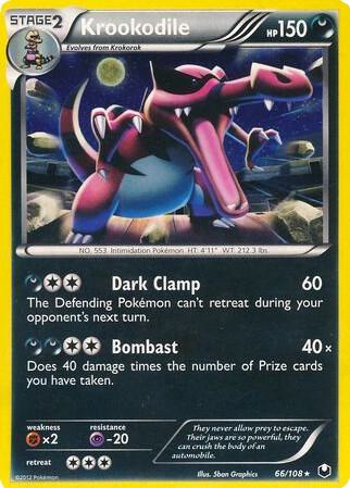 Krookodile - 66/108 (Cosmos Holo) [Blister Exclusives] 066/108