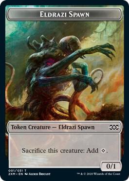 Eldrazi Spawn // Tuktuk the Returned Double-Sided Token [Double Masters] 1 // 28