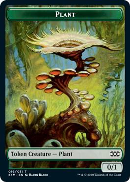 Plant // Treasure Double-Sided Token [Double Masters] 16 // 27