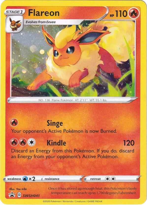 Flareon - SWSH041 [SWSH: Sword & Shield Promo Cards] SWSH041