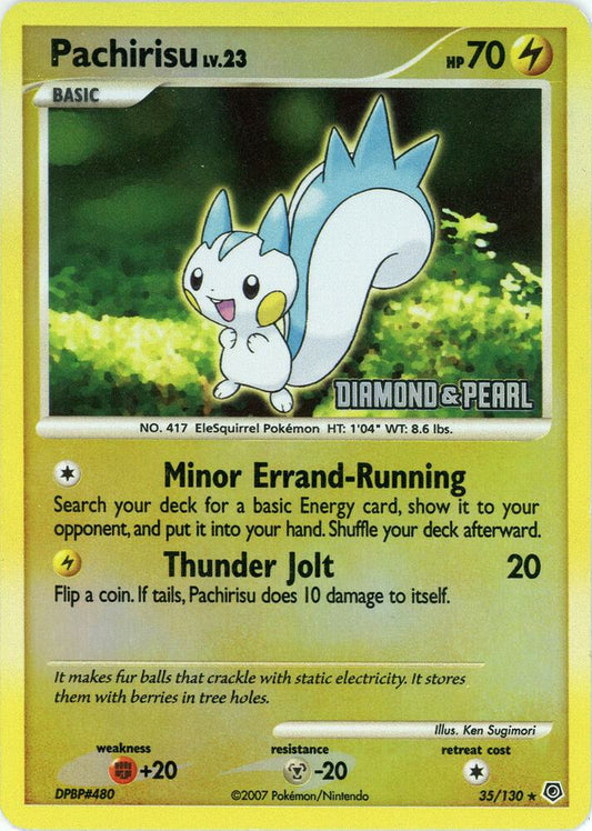 Pachirisu - 35/130 [Diamond & Pearl] [Burger King Promos] 035/130
