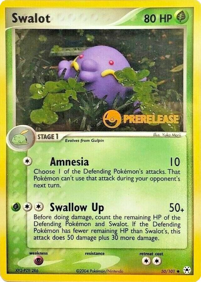 Swalot - 50/101 (Prerelease) [Nintendo Promos] 50/101