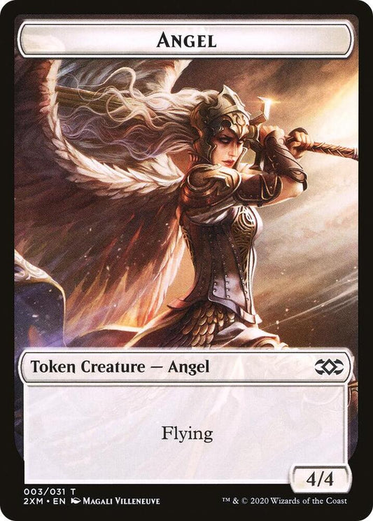 Angel // Human Soldier Double-Sided Token [Double Masters] 3 // 5