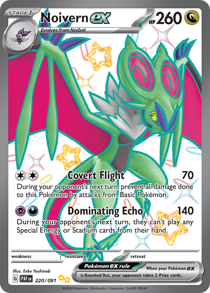 Noivern ex - 220/91 Paldean Fates