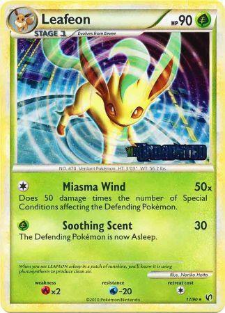 Leafeon - 17/90 (Prerelease) [HGSS Promos] 17/90