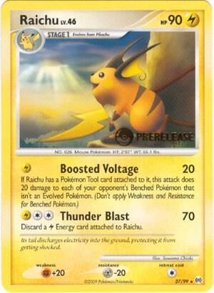 Raichu - 27/99 (Prerelease) [Nintendo Promos] 27/99