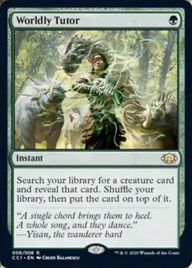 Worldly Tutor [Commander Collection: Green] 6