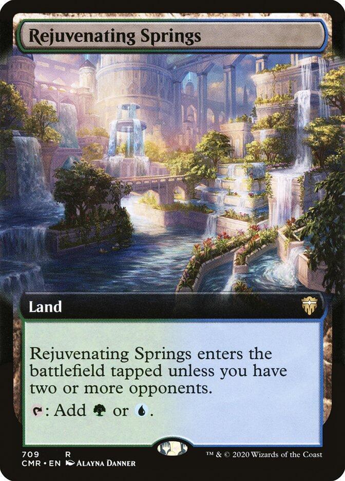 Rejuvenating Springs (Extended Art) [Commander Legends] 709