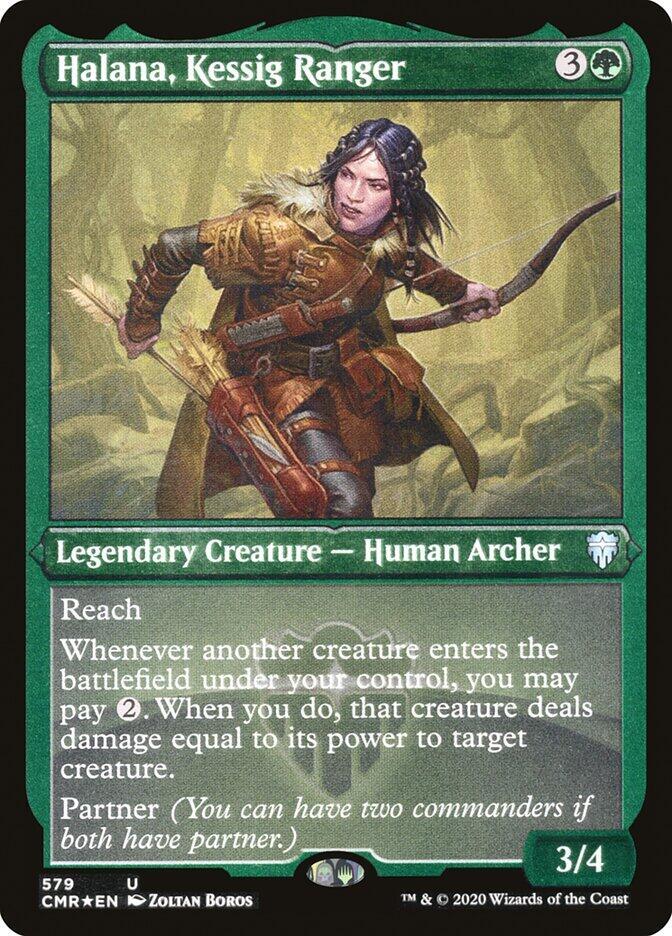 Halana, Kessig Ranger (Foil Etched) [Commander Legends] 579