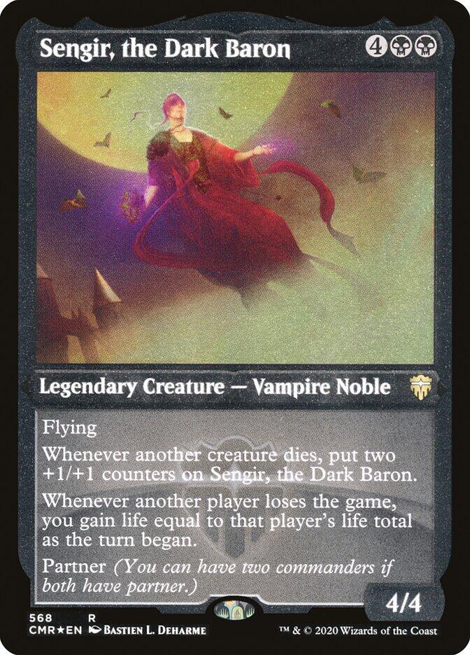 Sengir, the Dark Baron (Foil Etched) [Commander Legends] 568