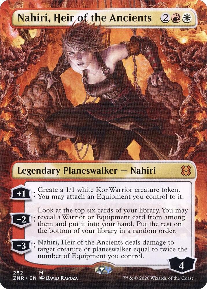 Nahiri, Heir of the Ancients (Borderless) [Zendikar Rising] 282