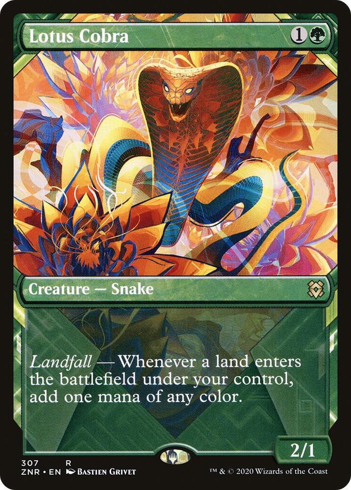 Lotus Cobra (Showcase) [Zendikar Rising] 307