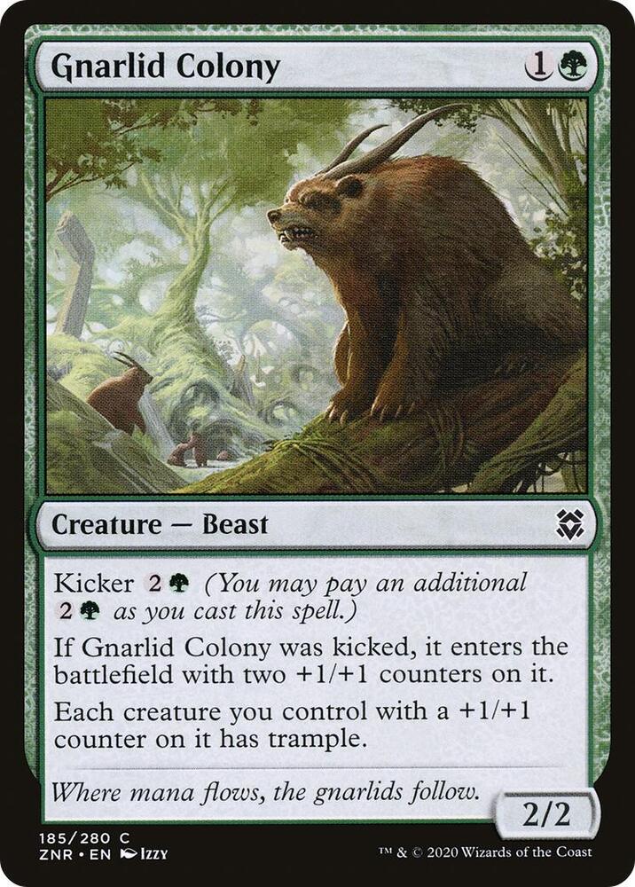 Gnarlid Colony [Zendikar Rising] 185