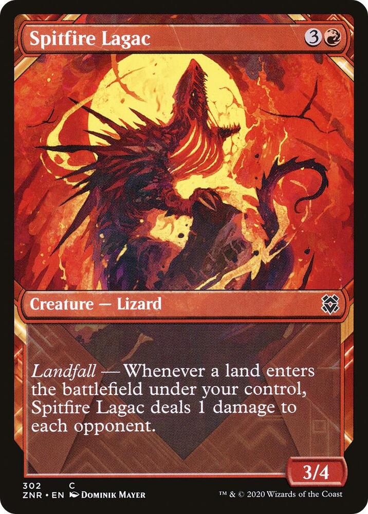 Spitfire Lagac (Showcase) [Zendikar Rising] 302